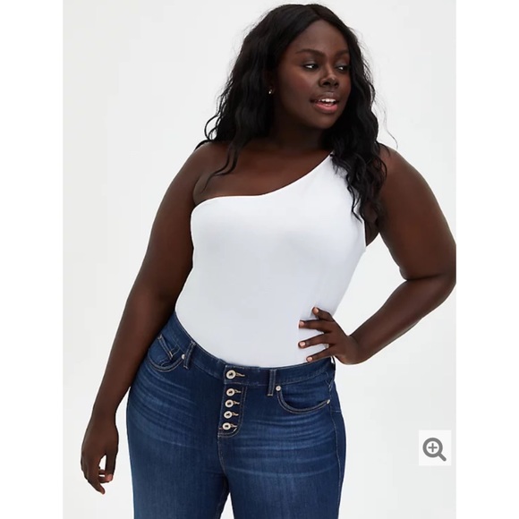 NWT TORRID Foxy One Shoulder Tank - Picture 2 of 8